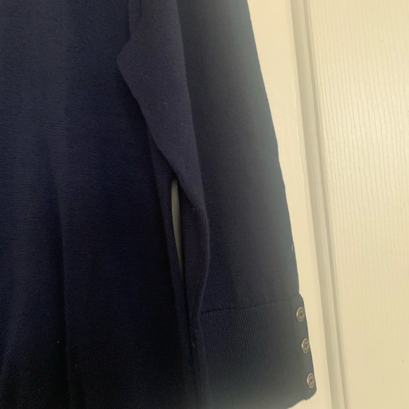 Like New Lands’ End Supima Cotton Classic Mid Weight Sweater SZ Large - Picture 5 of 8